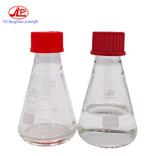 Laboratory Custom Designed Liquid Reagent Bottle with Blue Red Yellow Colorful Screw Cap Bottle